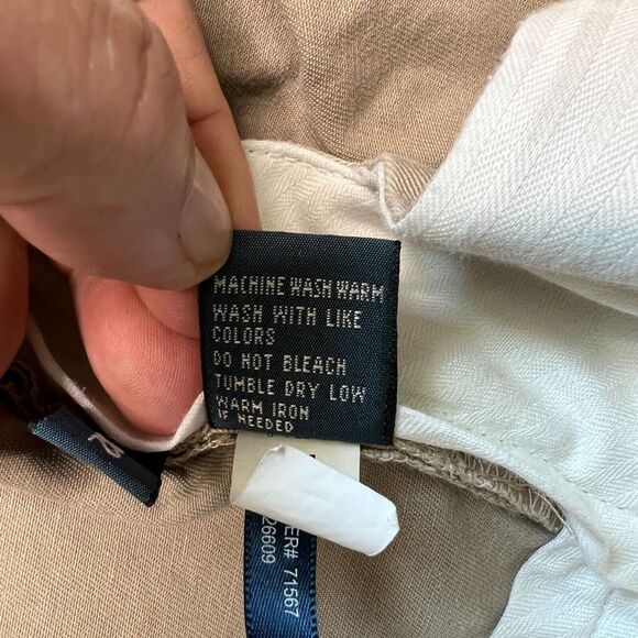 Polo Ralph Lauren Preston Mens Chino Pants Preppy Flat Front 38x31 Vintage Pony - Picture 6 of 9